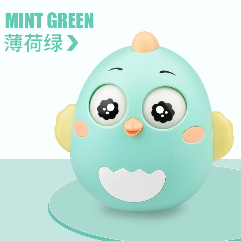 Kojenecká hračka Tumbler kuřátko 3-6-12 měsíců uklidňující pro novorozence raná výchova kousátko chrastítko dětská hračka