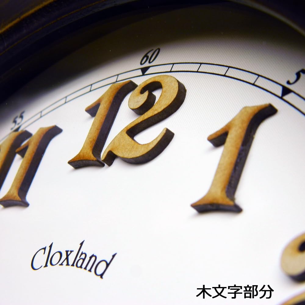 Santell Japanese Retro Outer Pendulum (Octagonal) with Inlaid Letters, Antique Brown, QL635