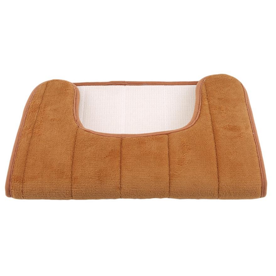 Soft U-Shaped Bathroom Rug Memory Foam Non Slip Water Absorption Toilet Bath Mat Home Decor Accessories