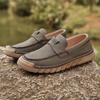 38-46 Handgefertigte Leder Herrenschuhe Lässige Spaltleder Schuhe Herren Slipper Komfortable Laufschuhe Fahrschuhe Mokassins Herren Flache Schuhe