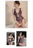 Lace Crotchless Bodysuit - French Flirty See-through Lingerie 