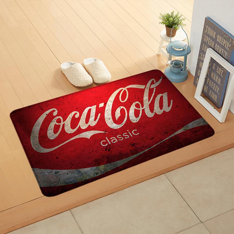 Floor Mat Non-slip Foot Rug for Entryway Cocas Hallway Carpet Colas Kitchen Water Adsorbed Rugs Fluffy Bedside Mats Home Decor
