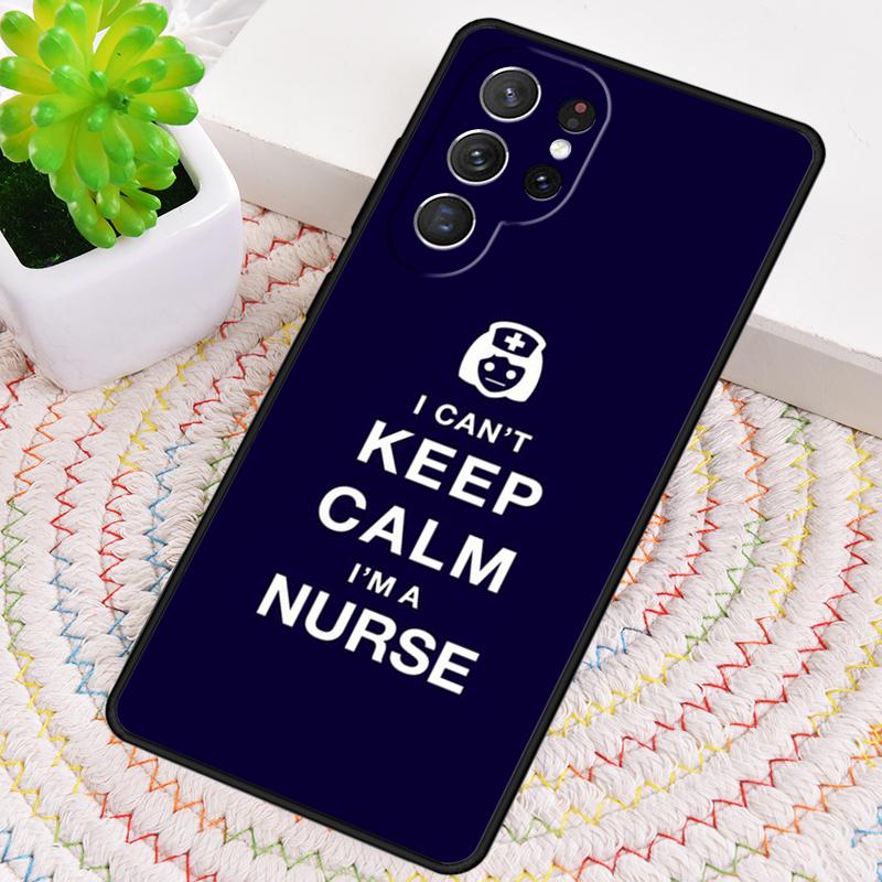 Medicine Keep Calm I'm Nurse soft Silicone Phone Case For Samsung Galaxy note 10 pro S26 S25 S24 S23 S22 S21 Plus Ultra Cover