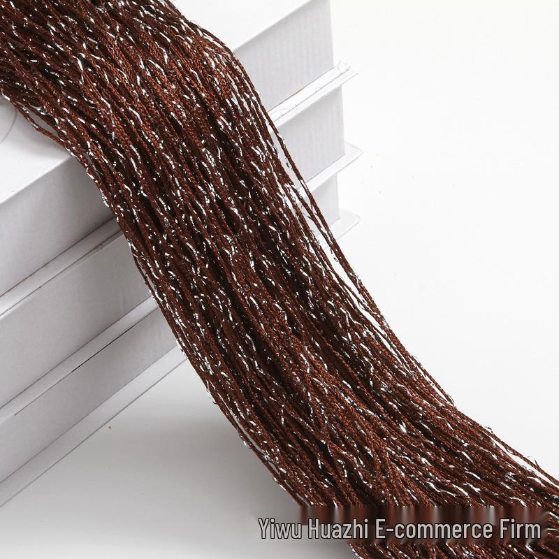 3m Wide Encrypted Silver Wire String Curtain with Tassel - Wedding Decoration & Ceiling Ring