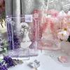 Floral Language Tape Series Acrylic Photo Frames for 3 Inch Anime Card Display Kpop Photocard Storage with Holder Wholesales New