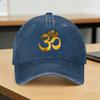 Gold Om Unisexdala Sun Baseball Cap  Stylish UnisexTeens Washed Trucker Hat Wholesale Design Outdoor Sport Baseball Caps Gift Idea