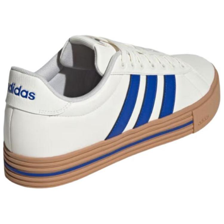 adidas Scarpe da Skate Unisex Resistenti e Antiscivolo a Collo Basso, Sneakers Bianche Blu, Daily 4.0, JR0079
