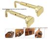 Gold Violin Chinrest Screws, Half-Section (2 pcs) for 3/4 and 4/4 Violins - Accessories