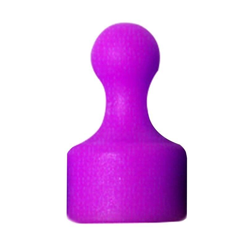 

3 шт. Магнітні штифти D12, кнопка - міцний магніт, без подряпин, захист прикріпленої поверхні, довговічна пластикова оболонка для холодильника Purple