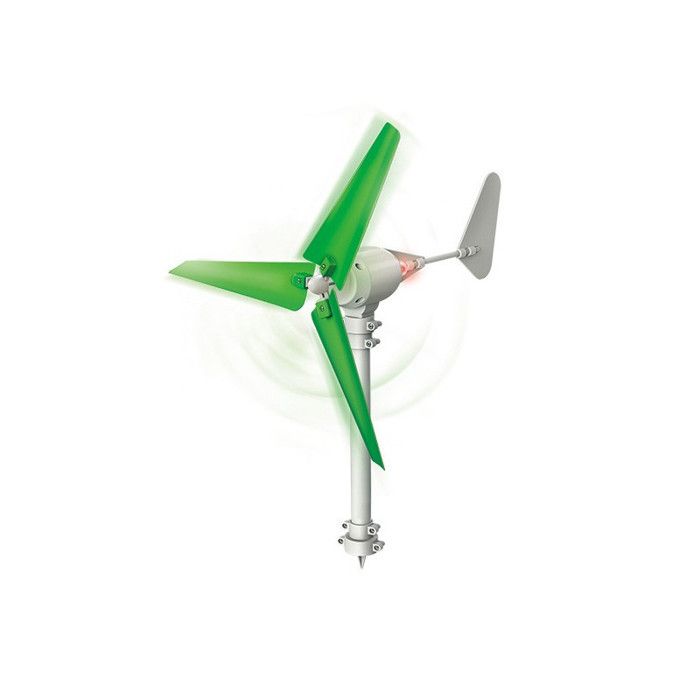 Wind Turbine Kit - 4M - Green Science - Wind Energy - LED - Child 5+