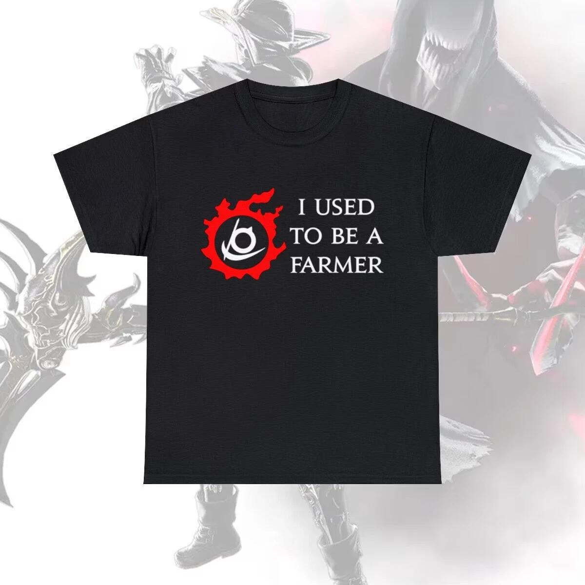 I Used to be a farmer - Funny Reaper FFXIV MMORPG T-Shirt S