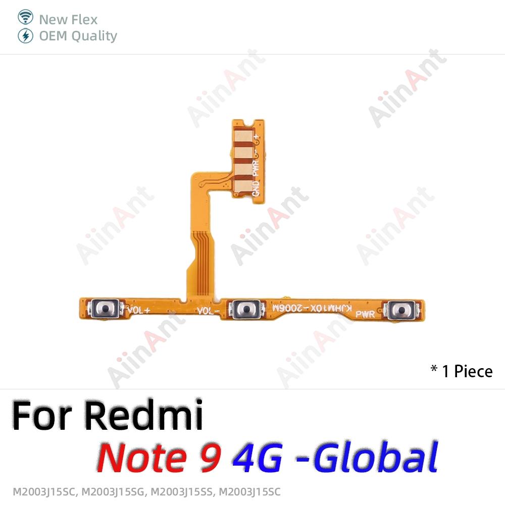 OEM Up Down Button Mute key Switch On Off Volume Power Flex Cable For Xiaomi Redmi Note 6 7 8 9 7A 9A 9T 8T 9s 9C 9i Pro Max 5G