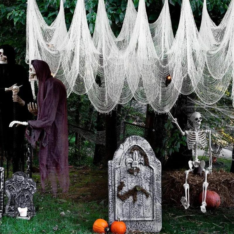 Halloween Gauze Black Spaghetti Color Ghost Festival Decoration Halloween Party Home Scene Decoration Horror House Horror Props