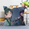 Anime Apothecary Diaries  Cushion Cover Car Throw Pillow Case For Sofa Car Christmas Gift 40x40cm 45x45cm