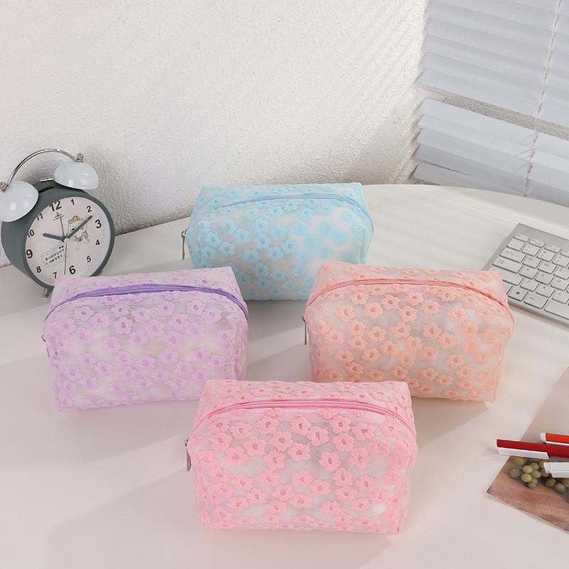 Eva Small Floral Makeup Bag For Women And Teens