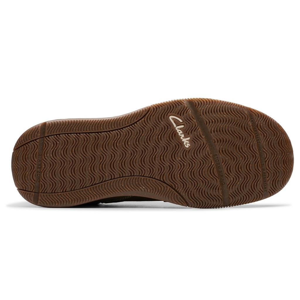 Clarks Round Toe Lace-Up Comfortable Versatile Lightweight Durable Casual Shoes Men sneaker Dark-Gray 261769737
