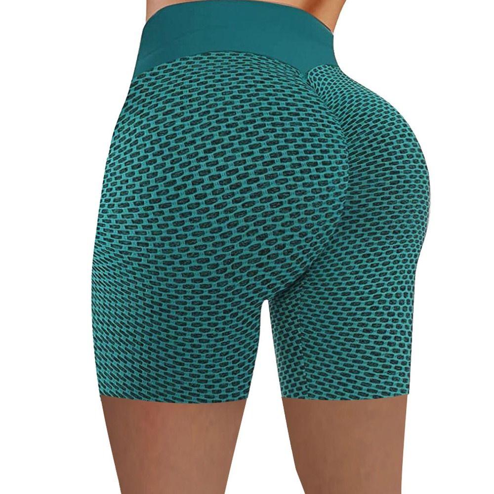 

Cotton Blend Butt Lifting Leggings Elastic Women Cycling Jogging Leggings Shapewear Sports XXL зелёный