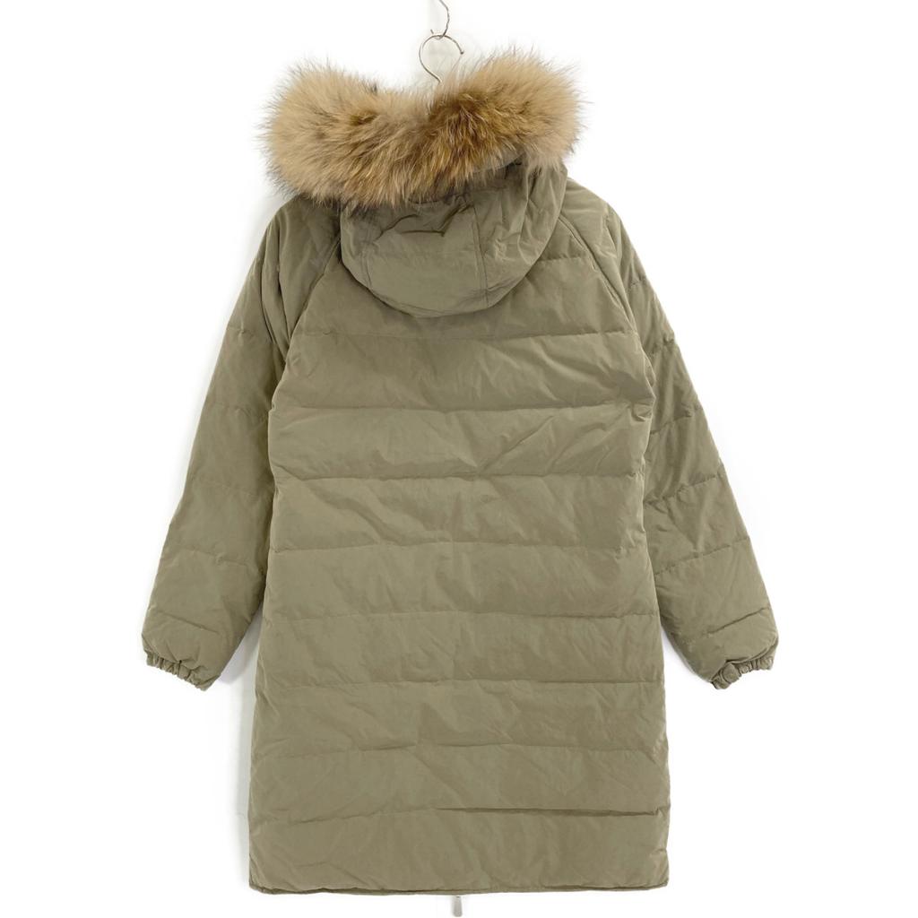 HUNTING WORLD [Внутренний обычный] 72JK62 меховая толстовка пуховик 42 хакиБ/у