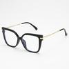 Square Flat Light Glasses for Women Anti Blue Light Frame Internet Famous Same Glasses Frame for Taking Pos