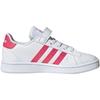Adidas Neo GRAND COURT Abrasion Resistant Low top Kids' Skateboarding Shoes White Children Aged 3 7 Years Old EG3811