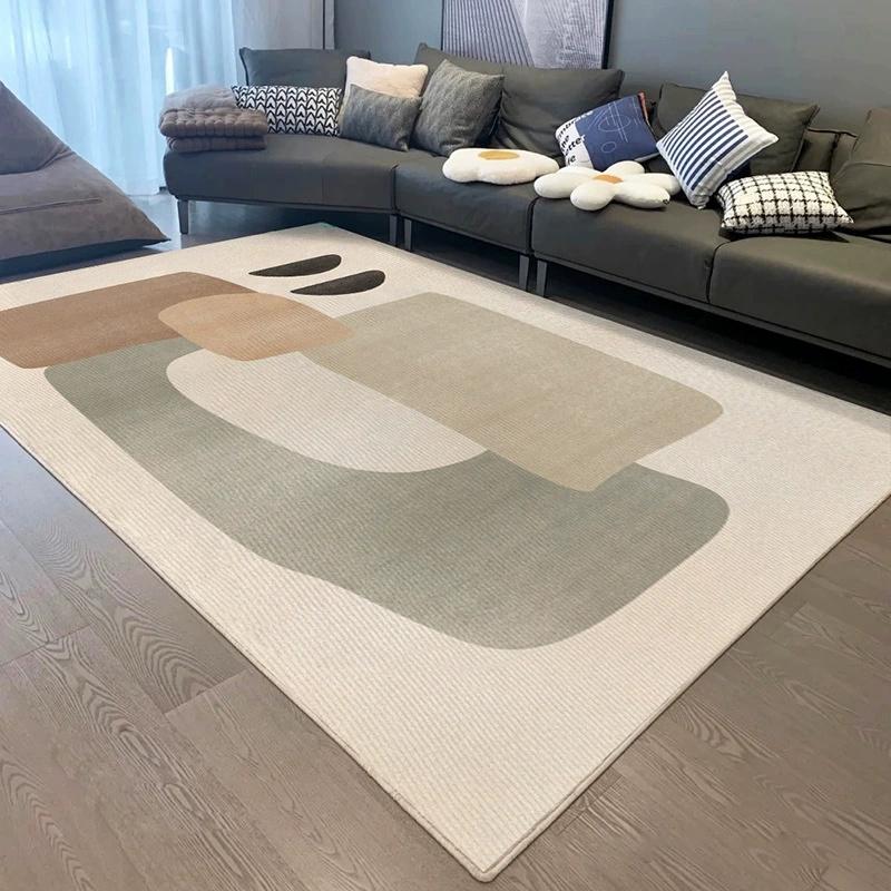 Ins Vítr Geometrický Koberec Obývací Pokoj Ložnice Protiskluzový Odolný proti Opotřebení Severský Minimalistický Styl Velký Koberec Domácí Dekorace