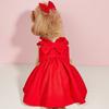 Sweet Pet Corduroy Skirt New Year Christmas Pet Costume Comfortable Cat Princess Dress  Fall Winter