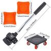 500KG Heavy Duty Furniture Lifter Transport Mover Sliders Furniture Roller Furniture Dolly Labor-Saving Furniture Mover Tools