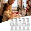 Modern Bathroom Accessories for Christmas Theme Hand Soap Dispenser, Nutcracker/Santa/Snowman/Cookie Man/Christmas Tree Shape, 55 Ounce Cute