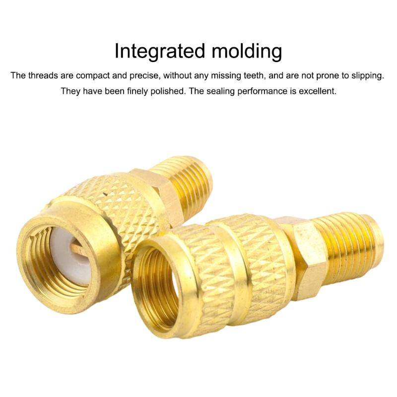 Sturdy Brasses Refrigerants Adapters for Secure Conversion Between R22 and R410 in Cooling Systems