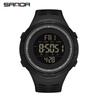 Sanda Youth Fashionable Waterproof Electronic Wristwatch for Men