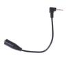 2.5Mm Male To 3.5Mm Female Audio Stereo Headphone Converter Adapter