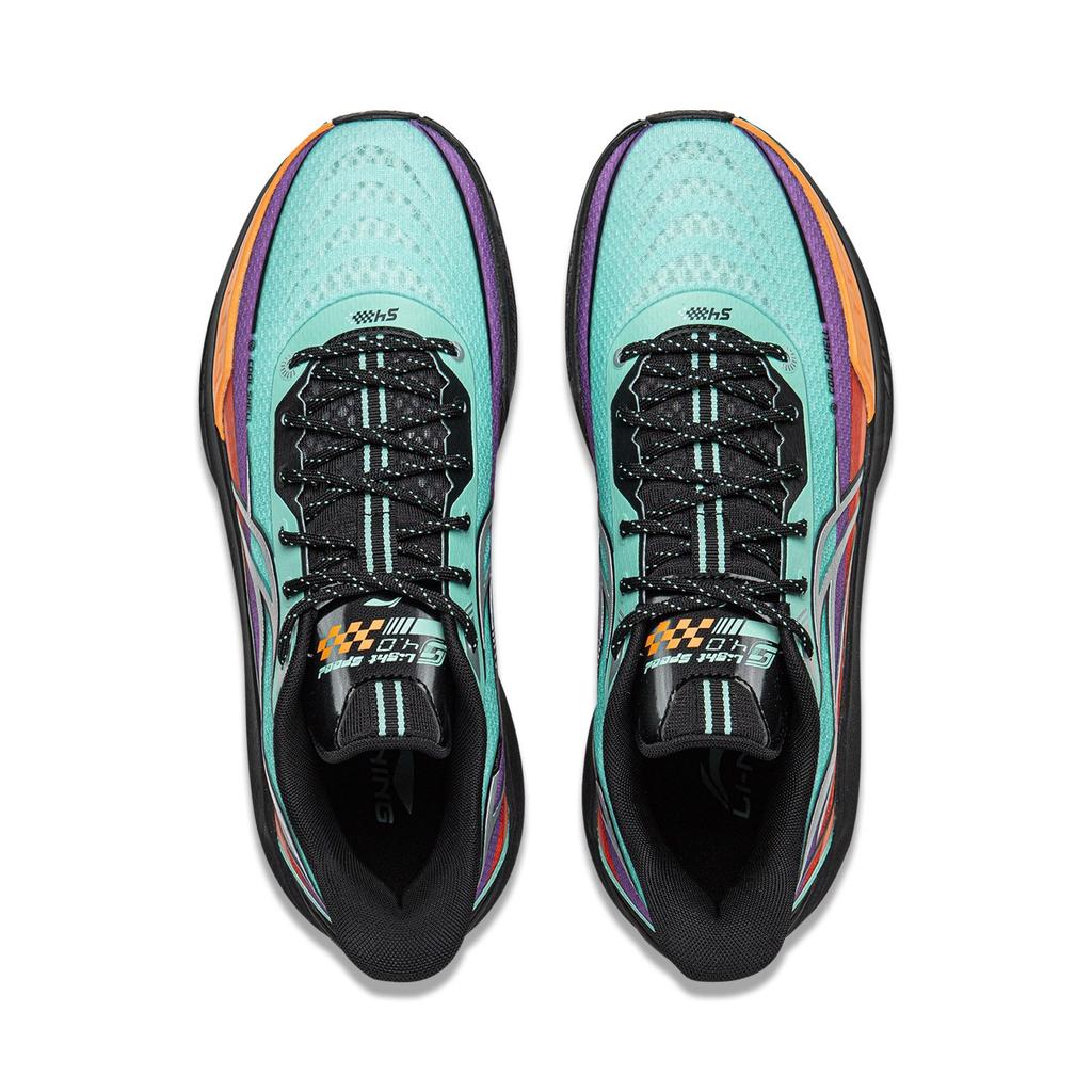 Li Ning Light Speed 4 Low Top Basketball Shoes Men's Cyan ABPW011-3