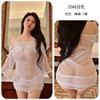 Fun underwear little fairy eyelashes sexy perspective lace set large size fat MM