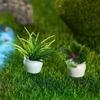 Dollhouse Miniature Doll 4pcs 12 Mini Tree Potted for Green Plant In Pot House Furniture Home Decor Simulation Plants