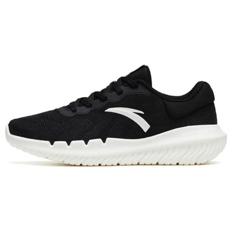 

Новые женские тренировочные кроссовки Anta с низким верхом, противоскользящие, износостойкие, бело-черные 122327792-3 36