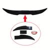 3-Section ABS Rear Trunk Spoiler 115-125cm Adjustable Sports Decor Top Wing Car Parts
