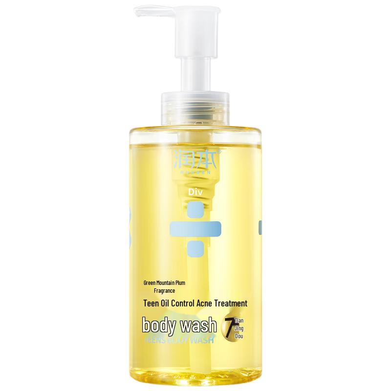 Runben Teenager Oil Control Acne Removal Shower Gel