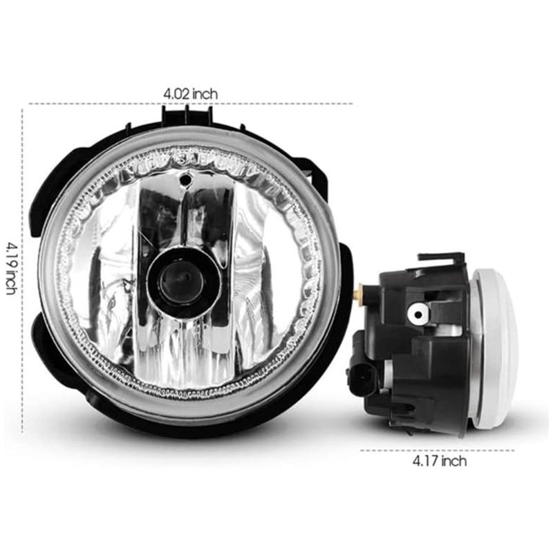 2Pc Front Bumper Fog Light Replacement Daytime Running Lamp 84501-SC050 84501-SC040 for Forester 2008-2012 STI 2008-2010