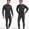 SBART 3MM Long Sleeve Split Diving Wetsuit Top