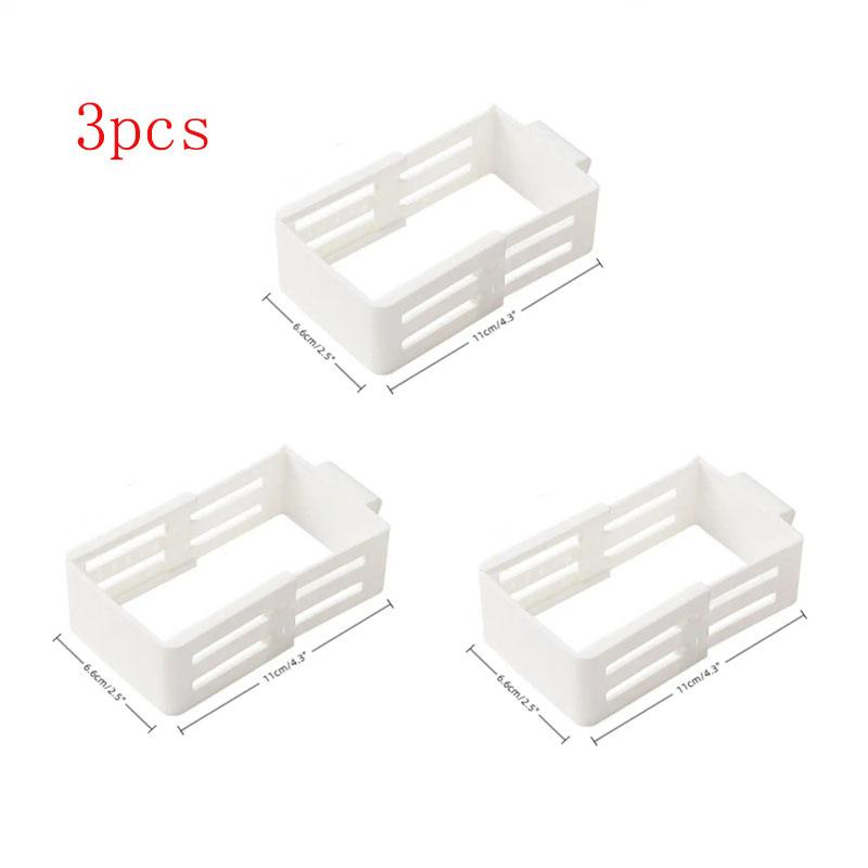 Refrigerator partition plate Retractable Hanging Box Refrigerator Adjustment Snap-on Side Door Sauce Bag Snack Organize