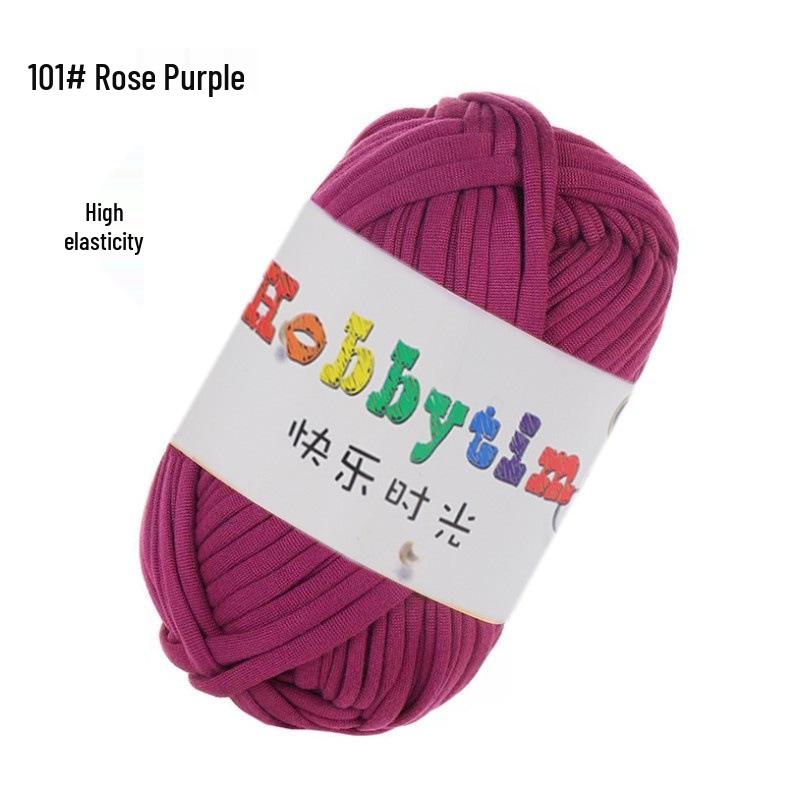 Cloth Strip Yarn DIY Crochet Kit: Handmade Bag, Knitting Material for Cushions, Carpets, and Dolls