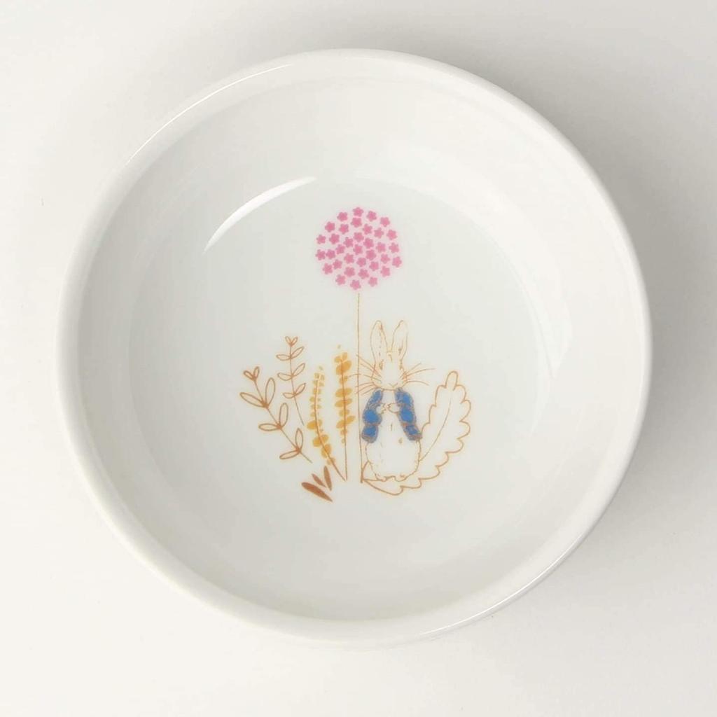 High Strength Porcelain That Is Hard To Small Diameter X Height Peter Rabbit Deep Plate with Rounded Used In Convenient for Baby Mino Made In Enver