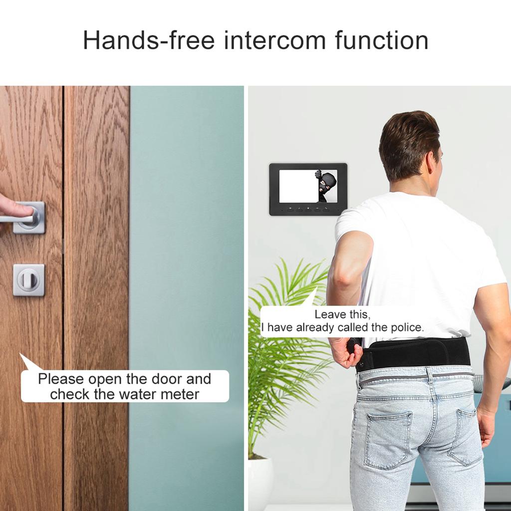 Video Intercom Voice Doorbells Two Way Talk Home Doorbell Intercom Kit110?