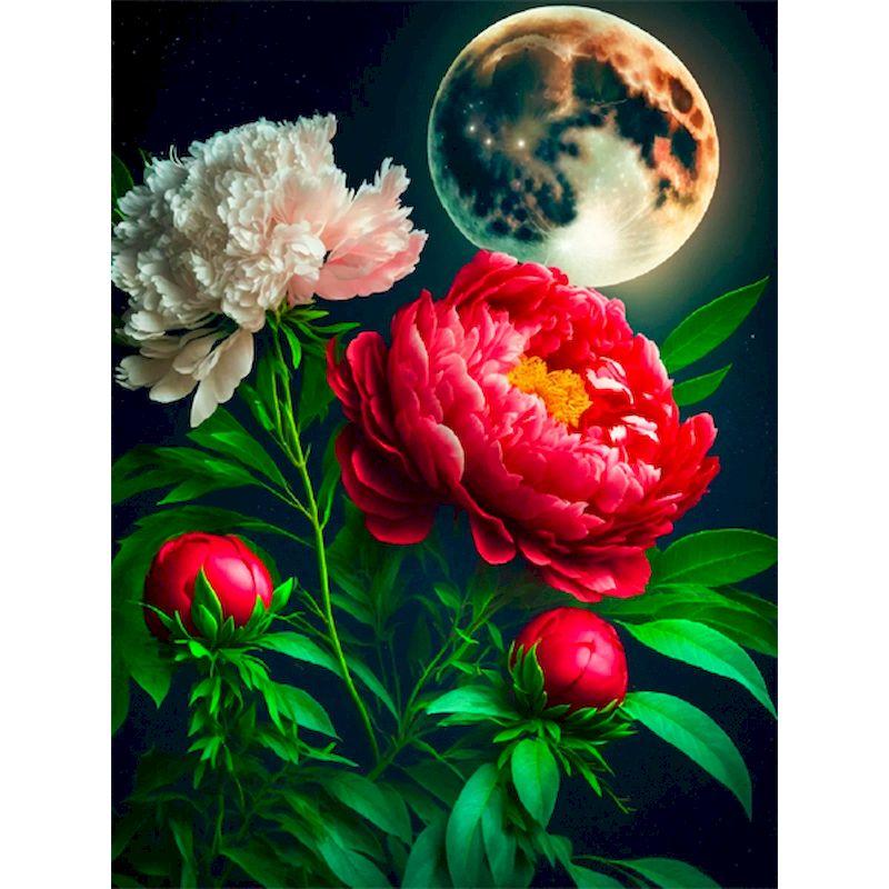 Diamond Painting 5d Flowers Full Square Drill Diamond Embroidery Cross Stitch Peony Handicraft Wall Art Home Decorati