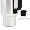 12V 450ml Electric Heating Car Kettle Water Coffee Milk Thermal Mug Camping Travel Kettle Stainless Steel Vehicle Heating Cup