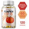 Pumpkin Seed Oil Softgels, 500 Mg, Cold-pressed, Unrefined, Support Bladder and Prostate Health.