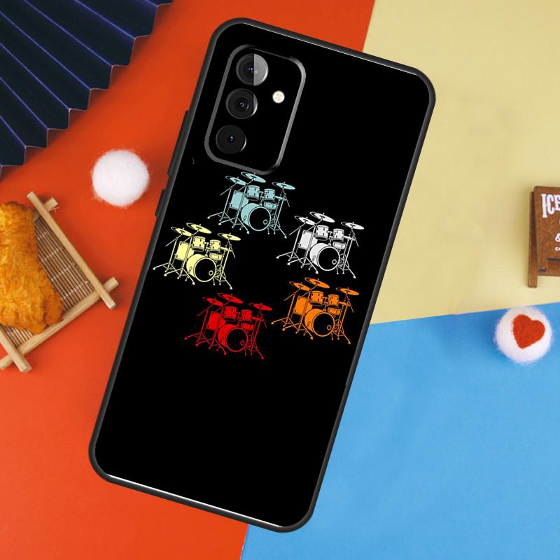 Drum Drummer Music DJ Case For Samsung Galaxy A54 A34 A14 A55 A35 A33 A53 A13 A23 A17 A06 A16 A56 A36 A52 A32 A15