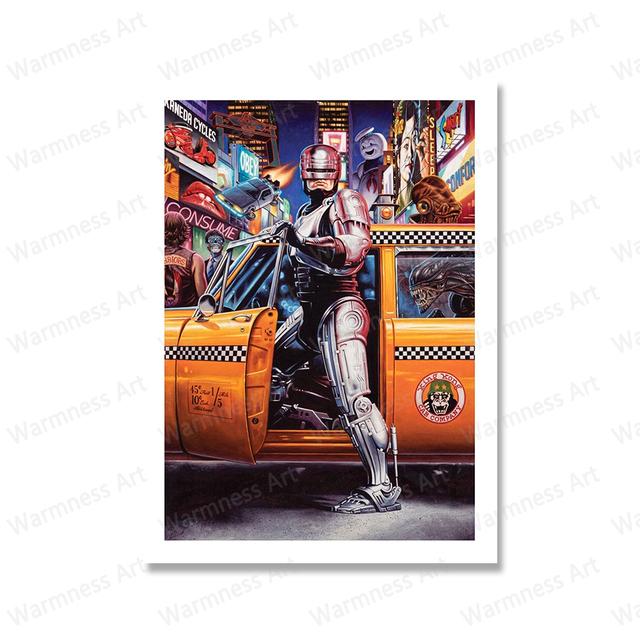 

Взрыв культуры хип-хопа в картине маслом в стиле ретро 1980-х годов 21cm×30cm NoFrame