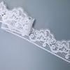 4,3 cm Dentelle de Soie de Lait Brodée Accessoires Hanfu Style Ethnique Vêtement Brodé à l'Ordinateur Col de Vêtement Accessoires de Bagages