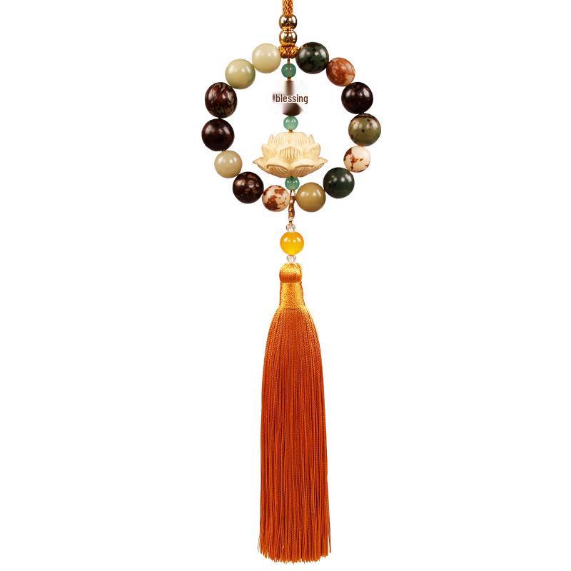 Osiemnaście Nasion Bodhi Urok do Lusterka Samochodowego